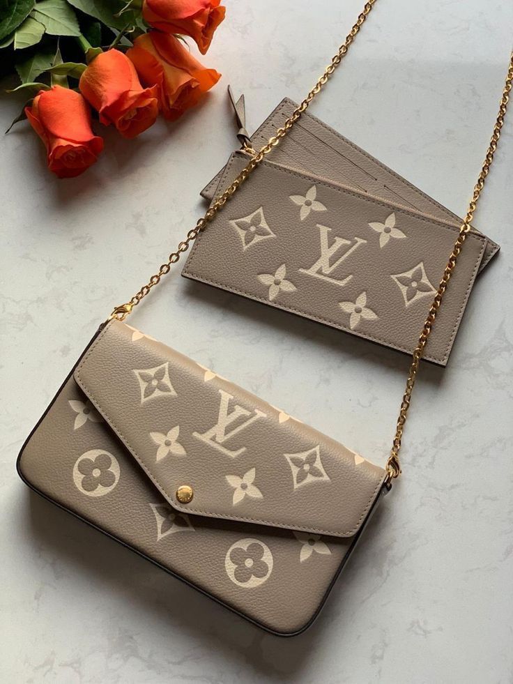 LV-Inspired Felicie With 2 Utility Pouches With Box