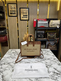 YSL-Inspired Rive Gauche Handbag With Dust Bag (Brown)