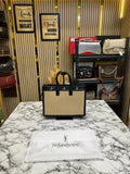YSL-Inspired Rive Gauche Handbag With Dust Bag (Black)