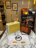 MK-Inspired Prorsum Handbag With Dust Bag And Magnetic Box Premium Quality (Coffee Brown)