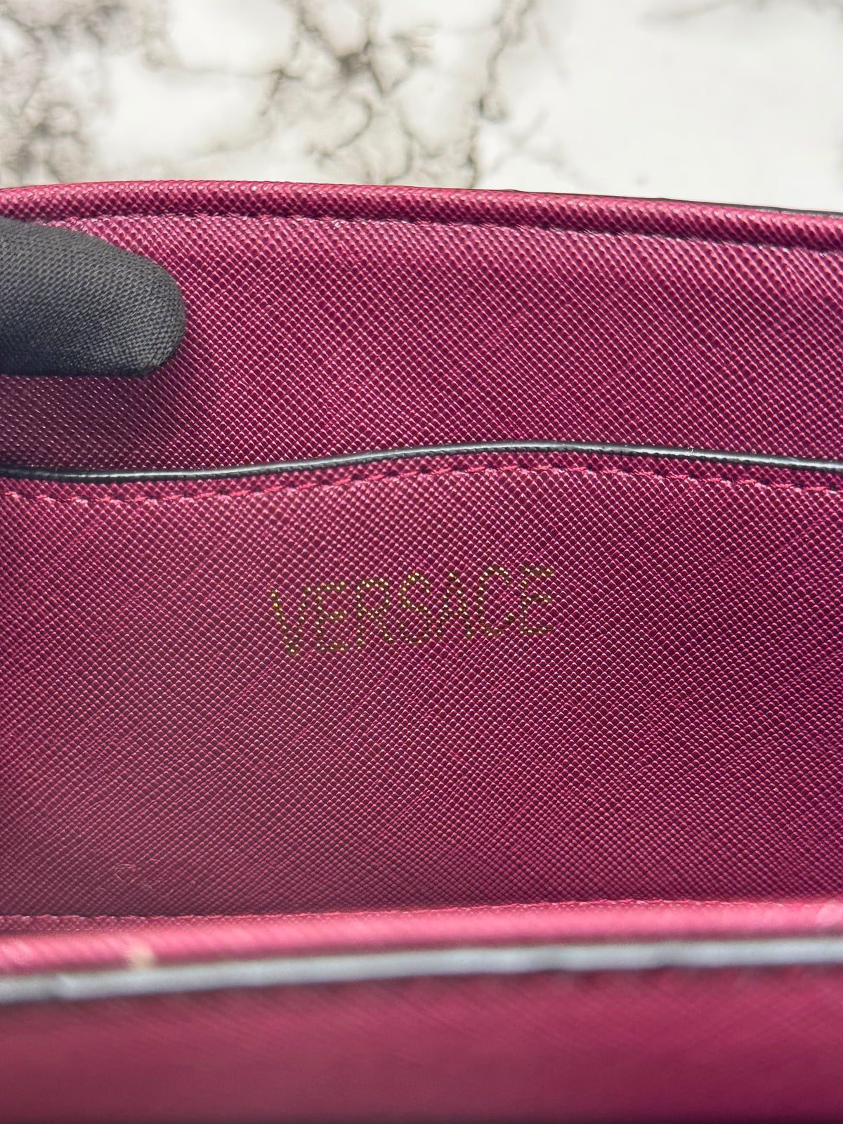 V-Inspired Jeans Couture Logo Flap Shoulder Bag with Double Box And Dust Bag (Rose)