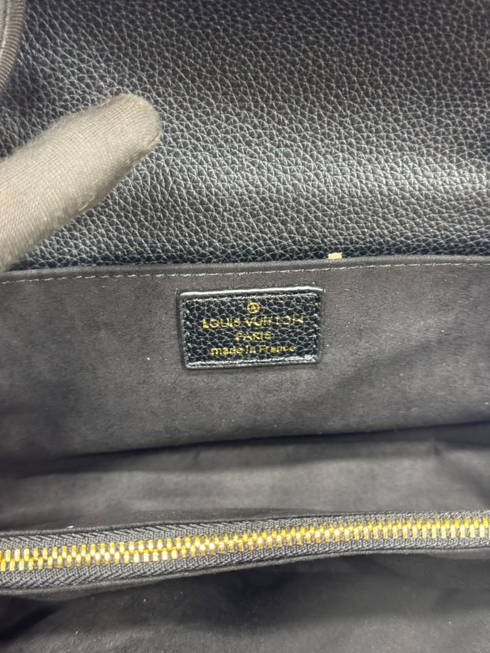LV-Inspired Pochette Metis Reverse Monogram Mini Bag With Double Box And Dust Bag (Black)