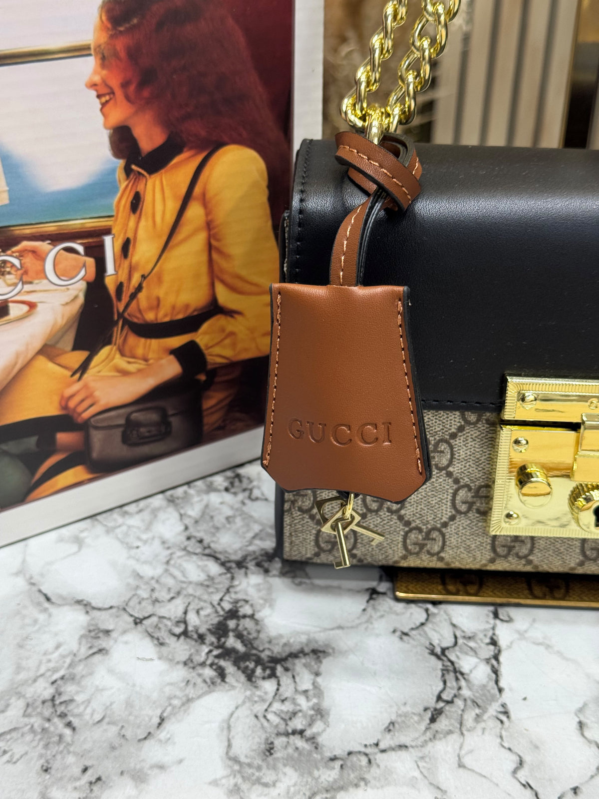 G-Inspired GG Padlock Premium shoulder Bag