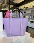 Marc Jacobs-Inspired Wisteria Small Leather Tote Bag With Dust Bag (Purple)