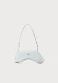 Diesel Inspired Play Play Glossy Shoulder Bag With Box And Dust Bag Including Carry Bag (silver)