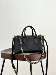 LV-Inspired On The Go East West Monogram Handbag With Double Box Packaging (Black)