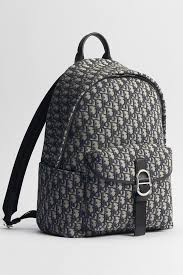 D-Inspired Backpack With Dust Bag Premium Quality (White-Black)